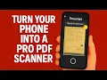 Scan Documents With Your Phone as PDF For FREE No Scanner or Printer Needed Step-by-Step Tutorial