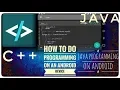HOW TO DO JAVA PROGRAMMING IN ANY ANDROID DEVICE No Root DCODER APP TUTORIAL