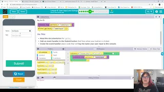 code org unit 5 lesson 6 part 2 Madlib Javascript APCSP