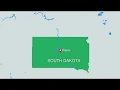 South Dakota USA Map - Editable Keynote Presentation Template Free Download