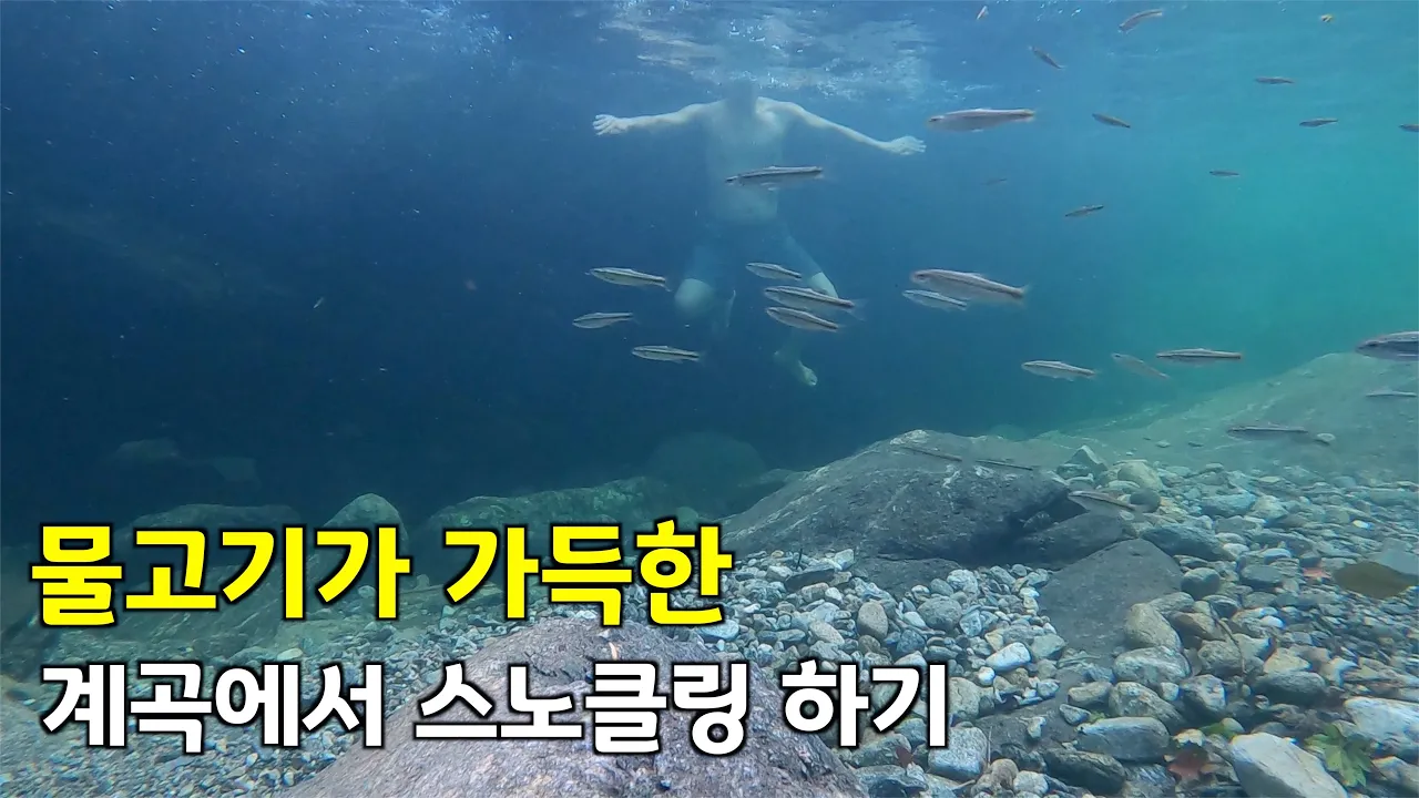 [수심 깊은, 3.5M] 계곡에 생긴 싱크홀 때문에 와류가 센 계곡 썸네일