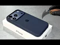 Download Lagu iPhone 17 Pro Deep Blue Unboxing 1TB + Accessories (Silicone Case Midnight Blue) Aesthetic ASMR