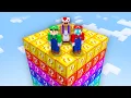 Download Lagu Surviving ONE LUCKY CHUNK in Minecraft...