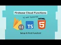 Firebase Cloud Functions V2 - Setup First Call Episode 1
