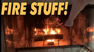 AMAGABELI Fireplace Tools Set Review plus Duraflame and other fire stuff