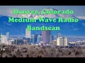 Denver CO Medium Wave AM Band scan at 11 PM local time with station identifications