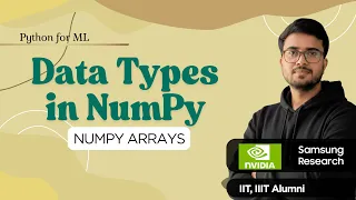 4 2 NumPy Data Types Explained NumPy in Hindi