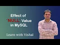 NULL Value in MySQL NULL Learn with Vishal