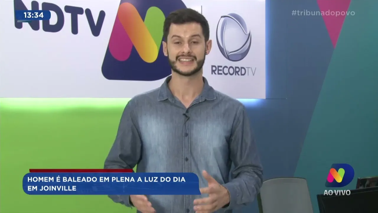 Homem é baleado em plena a luz do dia em Joinville