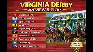 Virginia Derby 2026 Picks and Kentucky Derby Prep Race