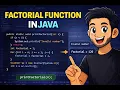 Factorial Program in Java Function Method Explained