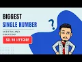 619 Biggest Single Number LEETCODE SQL 50 INTERVIEW SQL QUESTION
