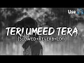 Lagu Teri Umeed Tera Intezar - Unplugged Slowed And Reverb | Indian Lofi | Rishi Kapoor | Diwana | Lofi