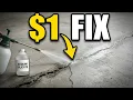 This 1 Hardware Spray REMOVES Every Concrete Crack PERMANENTLY Sika Tried to Bury It