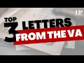 Top 3 Letters From The VA