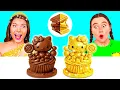 Lagu Real Food vs Chocolate Food Challenge | Awesome Kitchen Hacks by Crazy DO