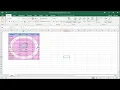 How to create a table with a background picture in Excel