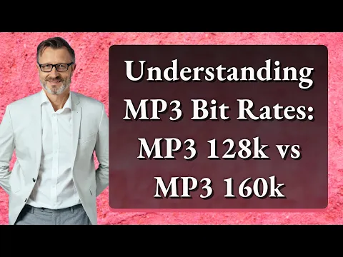 Download MP3 Understanding MP3 Bit Rates: MP3 128k vs MP3 160k