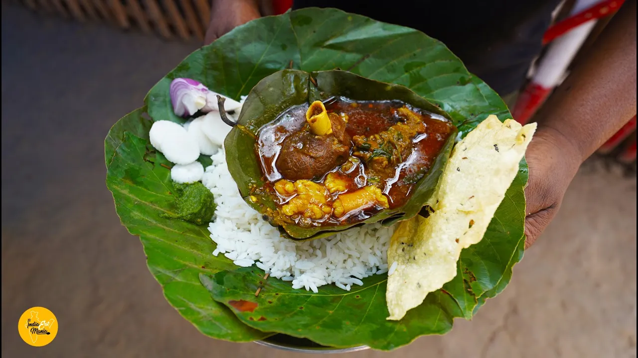 Jharkhand Famous Johar Sangi Hotel Unlimited Mutton Rice Making Rs. 130/- Only l Ranchi Street Food