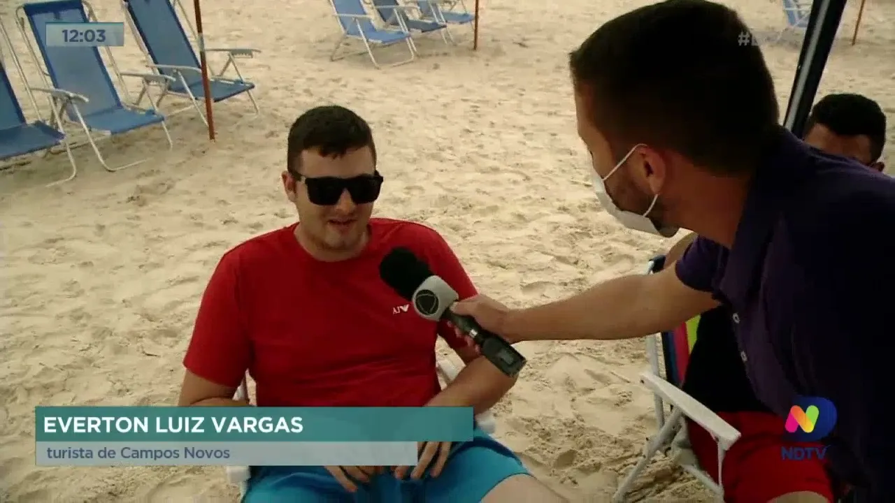 Réveillon: turistas preparam estruturas para passar a virada na Praia do Campeche
