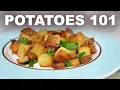 Potatoes 101 boiling steaming roasting pan-frying