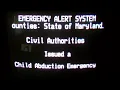 EAS Child Abduction Emergency for Maryland 2010