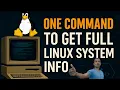 One Command Bash Script to Display Full Linux System Info