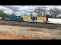 NS Action Macon Ga With NS 191 In Yard NS G21 Leaving Macon 2-21-22