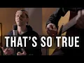 Download Lagu Gracie Abrams - That’s So True | Acoustic cover by Ben Woodward