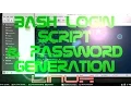 Bash Login Script Password Generation Example