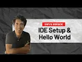 Setup IDE Hello world in javascript Hindi