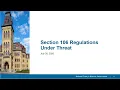 Section 106 Regulations Under Threat