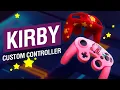 Custom Painted Nintendo Cube Controller Kirby World Star and Kustom Kontrollerz