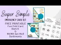 Emergency Card Kit FREE PRINTABLE Vol 4 5 Dotty s Get Well Sentiments