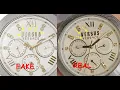 Versace watch real vs fake How to spot fake Versace Versus wrist watch