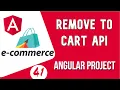Angular project tutorial Remove to cart API Angular E-commerce Project