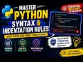 3 Python Syntax Indentation Rules