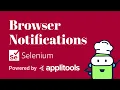 Interacting with Browser Notifications with Selenium Java - Test Automation Cookbook