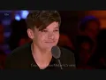 Harry Styles performs Sweet creature on X-Factor in front of Louis Tomlinson and Simon Cowell