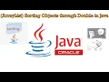 Java Programming Tutorial TAGALOG VERSION - ArrayList Sorting Objects through Double in Java