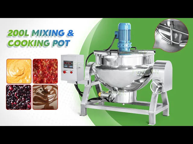 Automatic Sauce Candy Chocolate Cooking Pot with Heating & Stirring