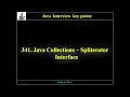 341 Java Collections - Spliterator Interface