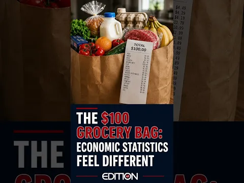 The $100 Grocery Bag: It Feels Different 🛒💰🥦🇺🇸WBEdition.com #Economy #AmericaFirst #Food