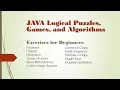 Java Logical Puzzles Games and Algorithms Lo Shu Magic Square Part 2
