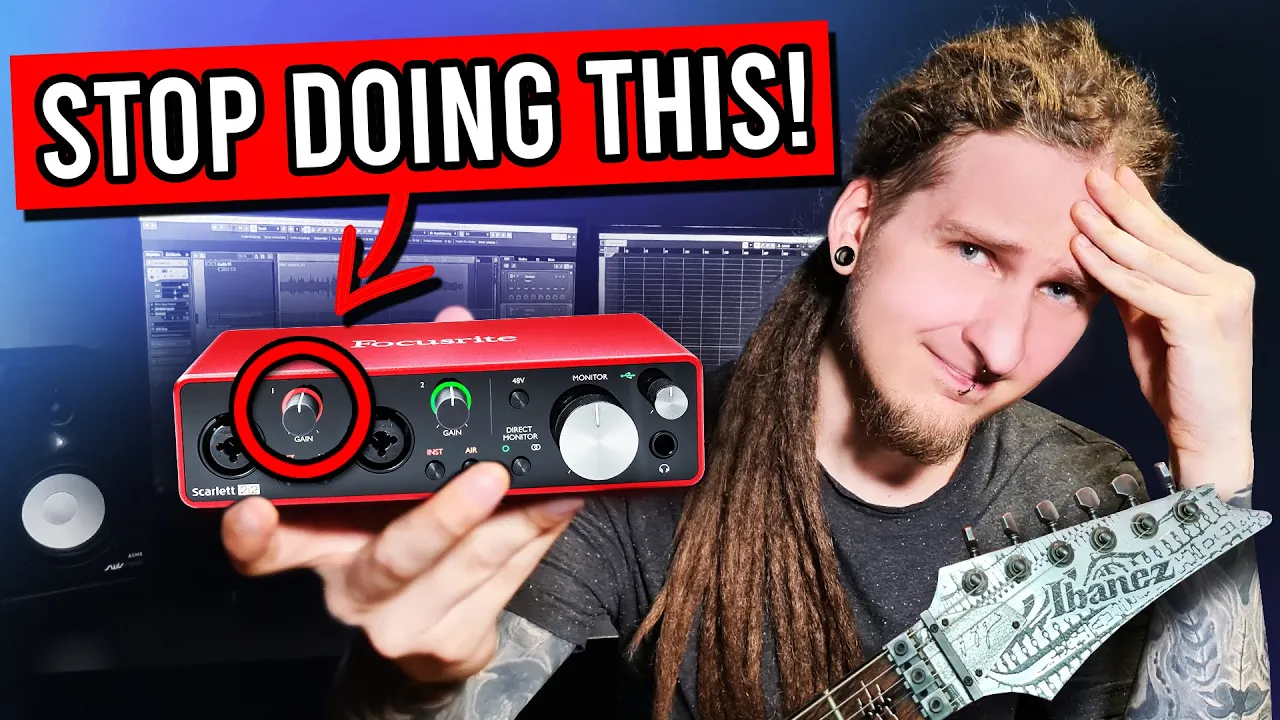 Outline Video The 6 WORST Guitar Home Recording MISTAKES!