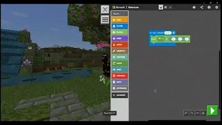 Minecraft Education Grow a Flower with Code
