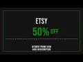 Etsy Discount Code 2025 August