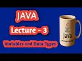 Learn Java Lecture - 3 Variables Data Types Beginner to Advanced Java Course