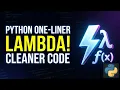 Python Lambda Function Explained Syntax Map If Examples - Beginner Tutorial