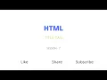 HTML Tutorial For Beginners In Odia PART-7 What Is TITLE Tag Web Design Development